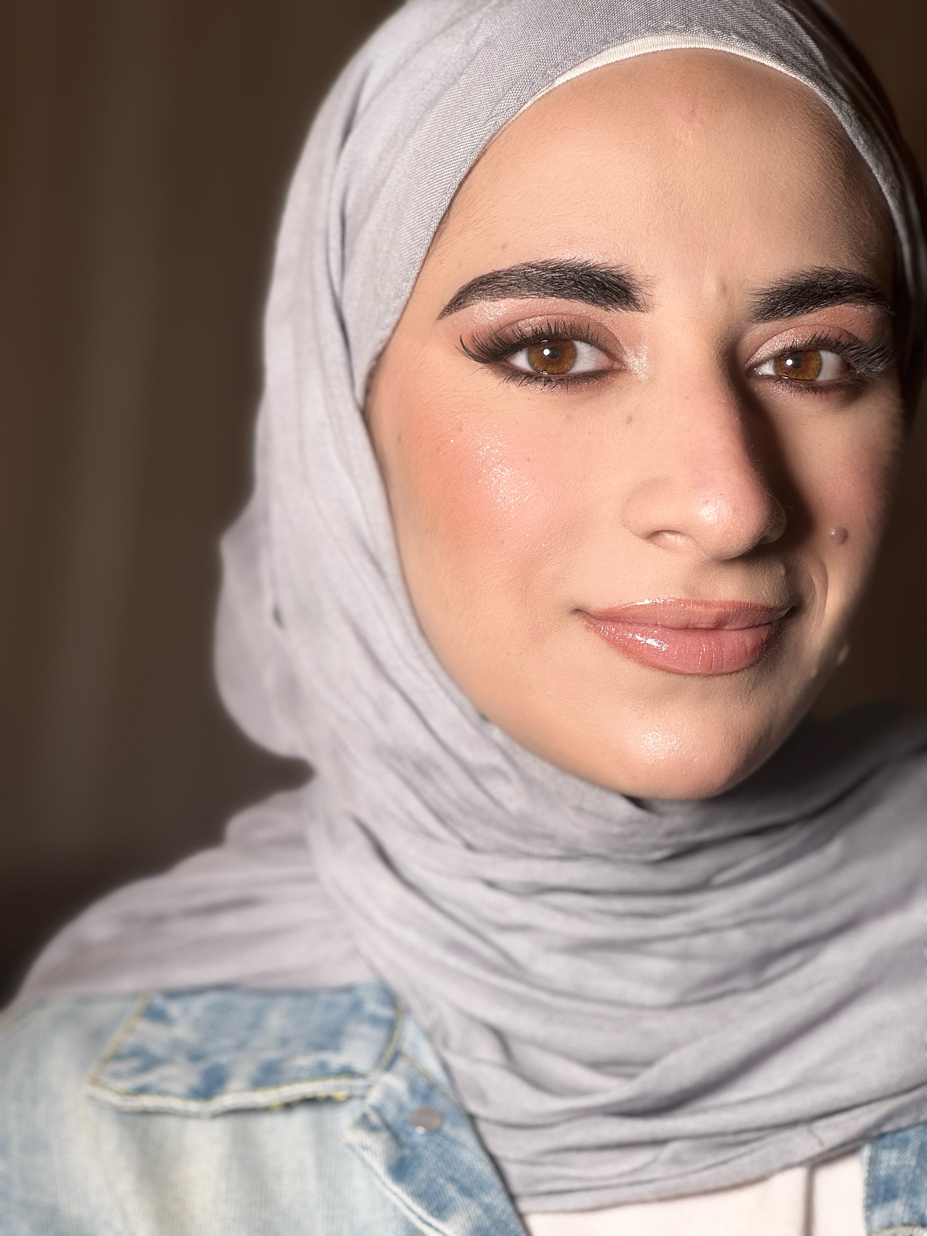 Professional makeup look